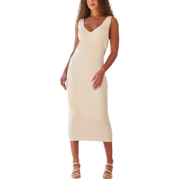WVN Dresses & Skirts - WVN Women's Tank Sweater Dress XL (cream)